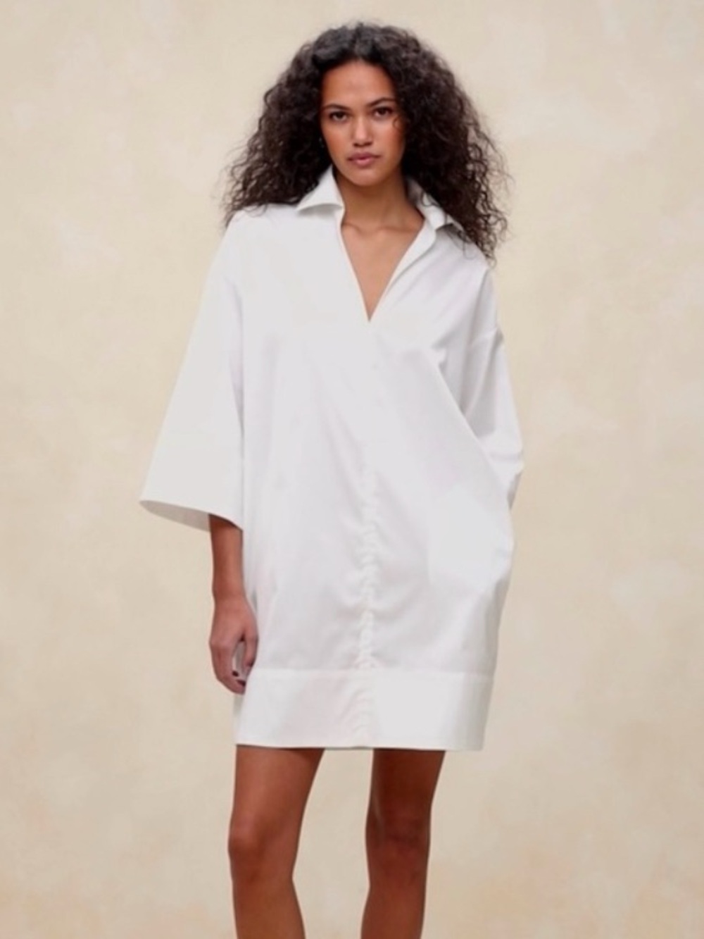 Banana Republic Cruz Poplin Dress - XS